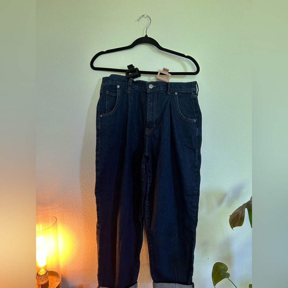 Balloon Jeans - dark blue wash